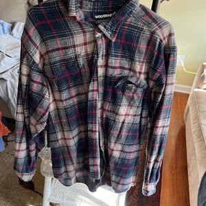 Mens flannel wolverine